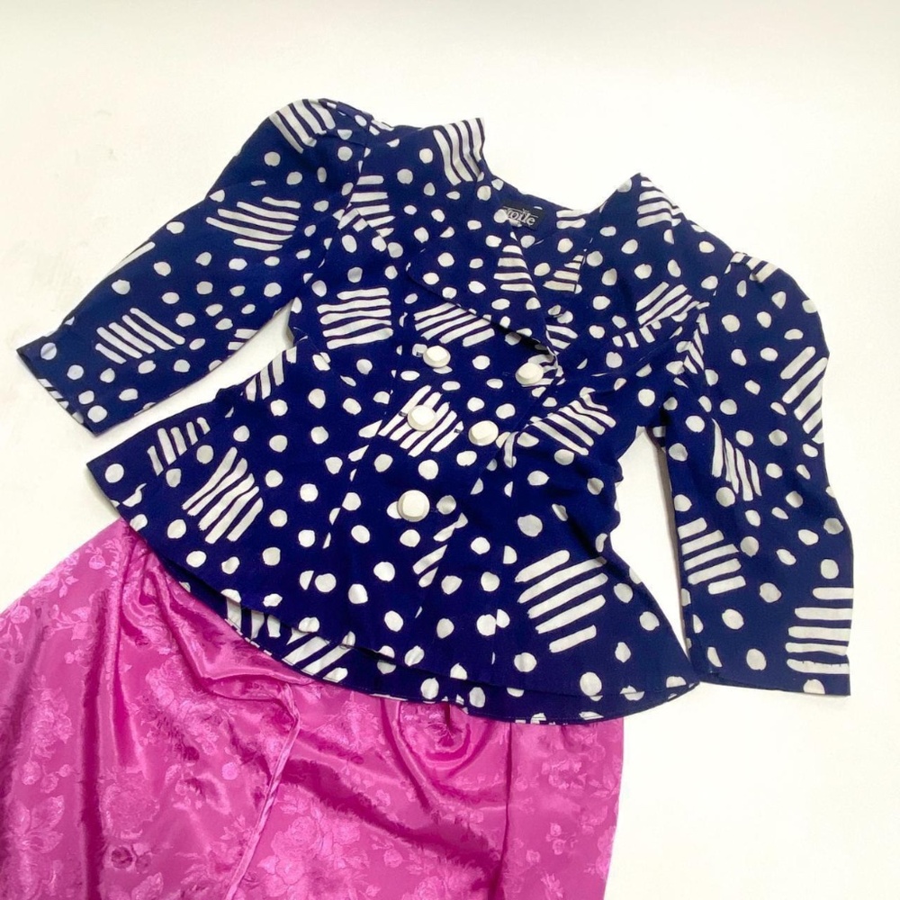 Vintage Balloon Sleeve Blouse